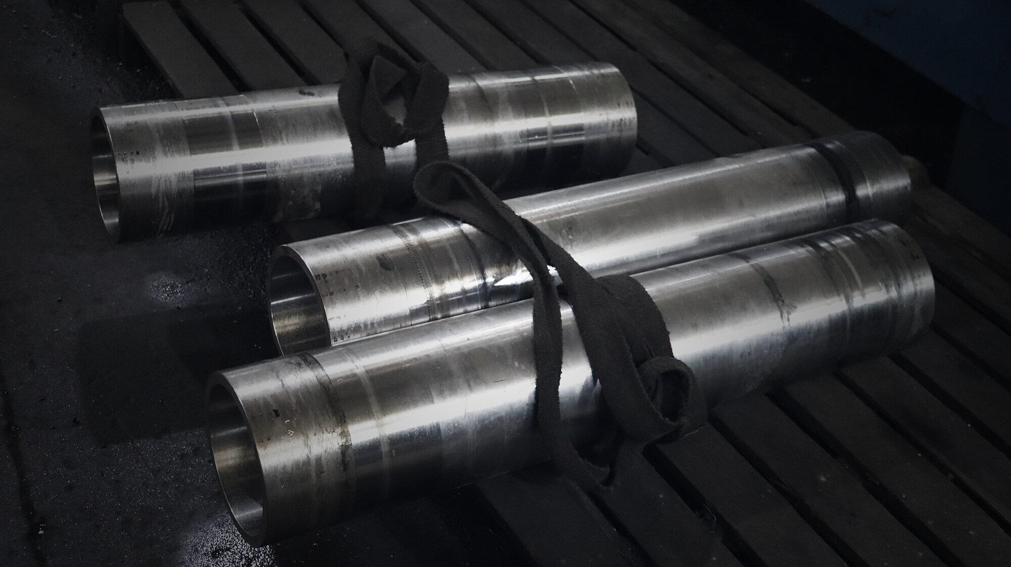 Bucha centrifugada de aço inox para aplicação industrial