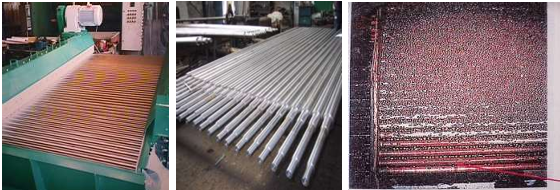 Rolos para deck de peneiramento para o setor de mineração.